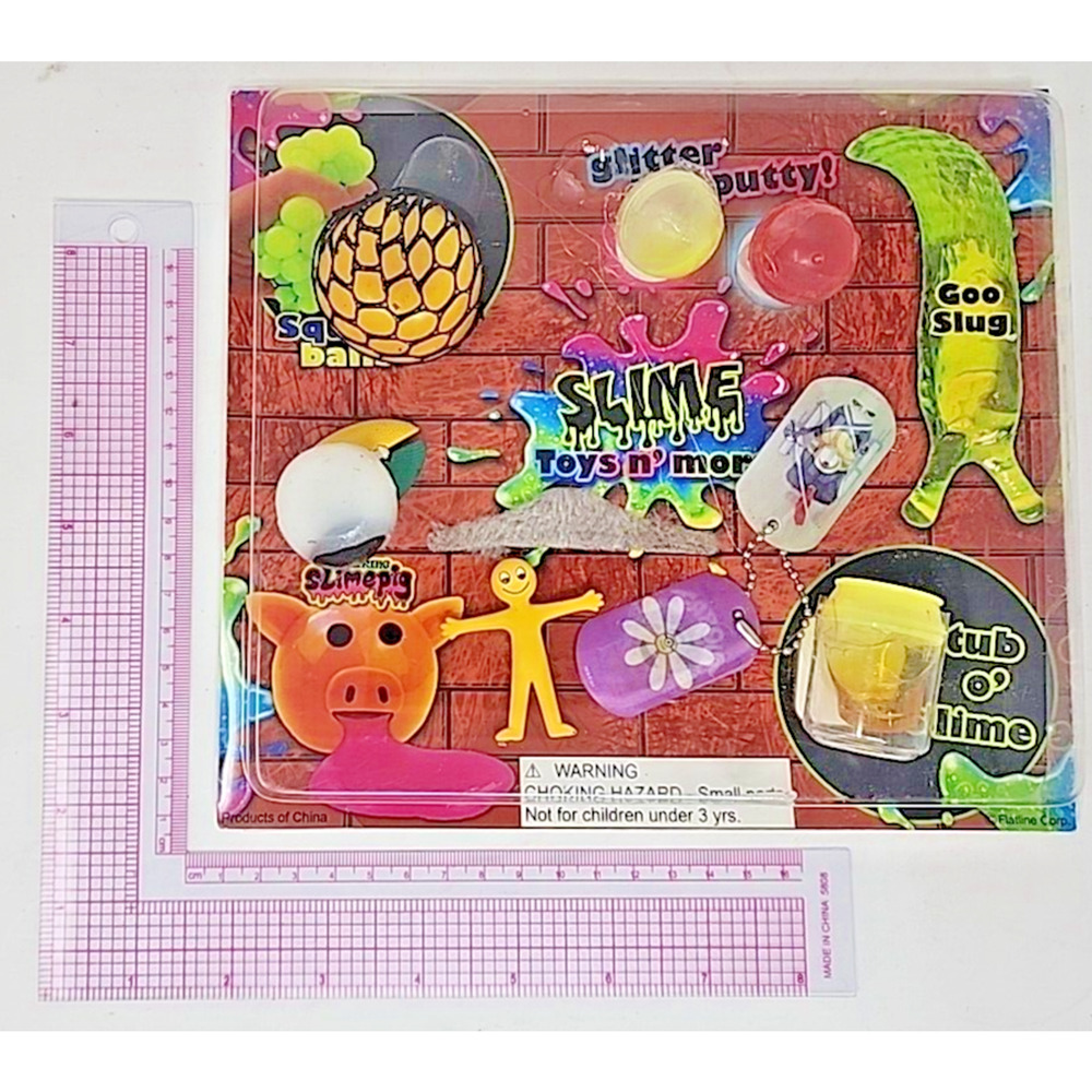 Vintage Vending Display Board Slime Toys & More 0380